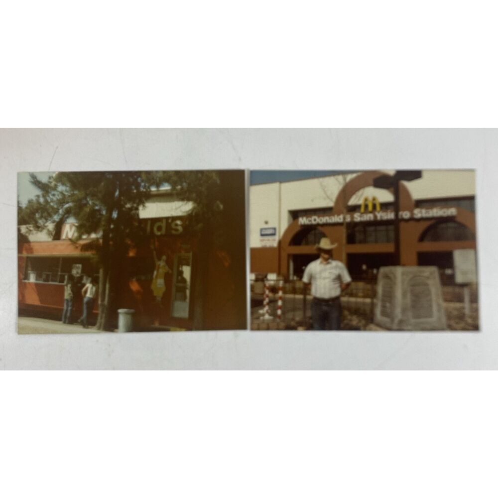 Vintage‎ Original Photographs McDonald’s 1980s